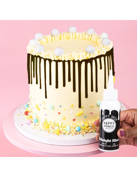 Happy Sprinkles Chocolade Drip Black -130gr-