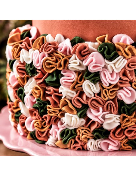 FunCakes Rolfondant Roze Shimmering Rose -250gr-