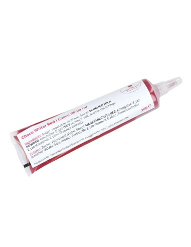 Cake Masters Eetbare Choco Schrijver Rood -32gr-
