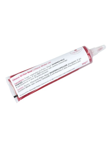 Cake Masters Eetbare Choco Schrijver Rood -32gr-