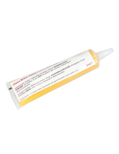 Cake Masters Eetbare Choco Schrijver Geel -32gr-