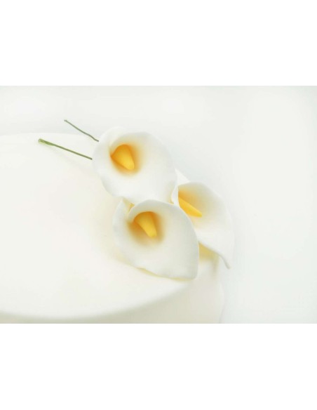 Cake Masters Suikerbloem Calla Lelie Wit -60mm- 3st