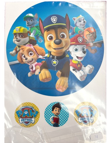 Eetbare Print B-Keuze Nr. 4: Paw Patrol