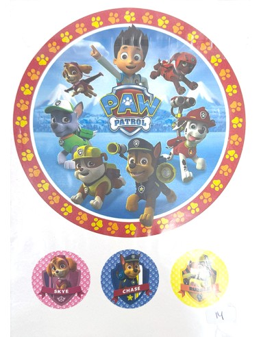 Eetbare Print B-Keuze Nr. 14: Paw Patrol