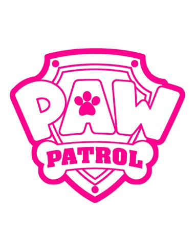 3D Uitsteker op Maat: Paw Patrol - Logo met Imprint