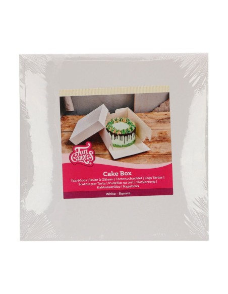 FunCakes Taartdoos Blanco 40x40x15cm -1st-