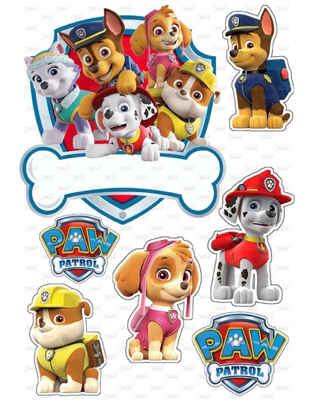 DIY Taarttopper Paw Patrol 1 - 16cm