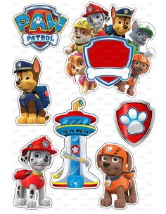 DIY Taarttopper Paw Patrol 2 - 13cm 2