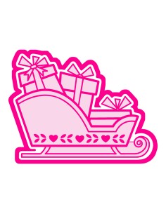 3D Uitsteker op Maat: Slee met Stempel