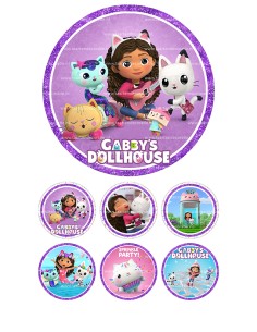 Eetbare Print Gabby's Poppenhuis 3 - 15cm