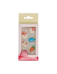 FunCakes Suikerdecoratie Sinterklaas -8st-  2