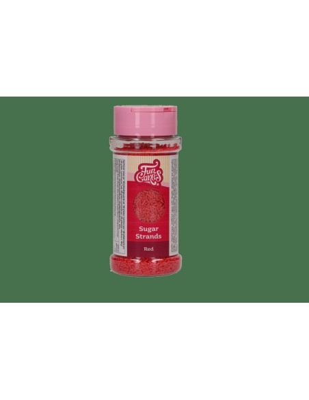FunCakes Sugar Strands Rood -80gr-