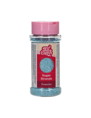 FunCakes Sugar Strands Turquoise -80gr-