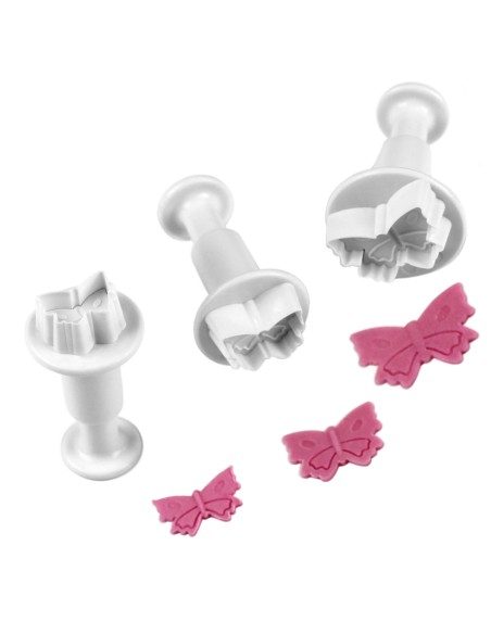 PME Plunger Uitsteker Set Vlinder Mini -3st-