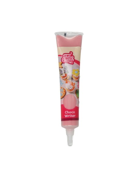 FunCakes Eetbare Choco Schrijver Pastel Roze -25gr-