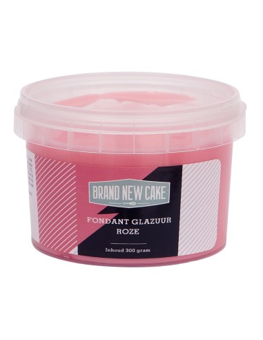 BrandNewCake Fondant Glazuur Roze -300gr-