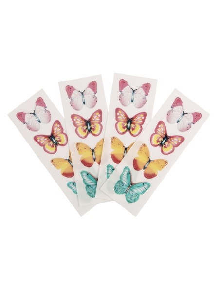 BrandNewCake Ouwel Vlinders Assorti -16st-