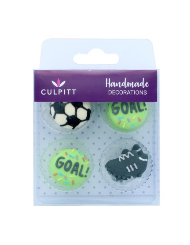 Culpitt Suikerdecoratie Voetbal Selectie -12st-