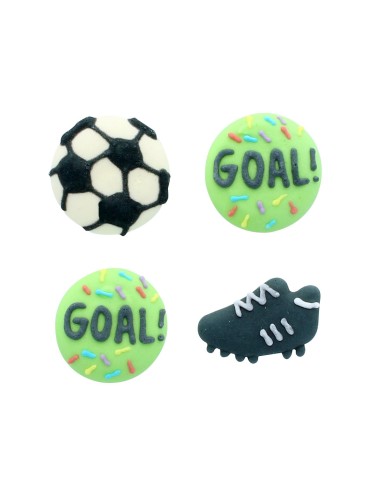 Culpitt Suikerdecoratie Voetbal Selectie -12st-