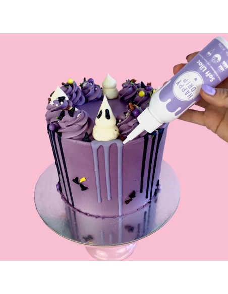 Happy Sprinkles Chocolade Drip Soft Lilac -130gr-