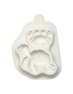 CakeDeco Siliconen Mal Schildpad & Krab