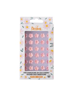 Decora Suikerbloemen Roze Small -30st-