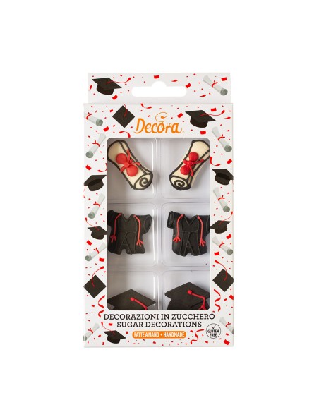 Decora Suikerdecoratie Geslaagd -5st-