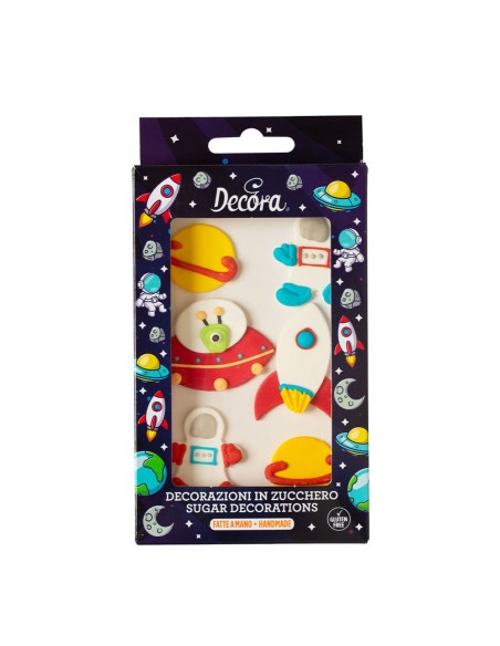 Decora Suikerdecoratie Ruimte -6st-