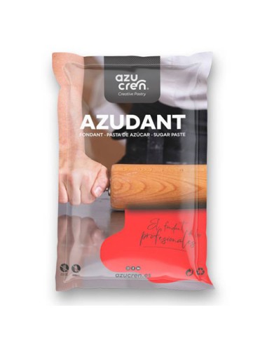 Azucren Vanille Rolfondant Rood -1kg-