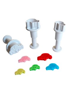 Dekofee Plunger Uitsteker Set Mini Auto's -3st-