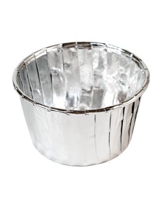 Baking Case Cup Zilver MINI -50st-