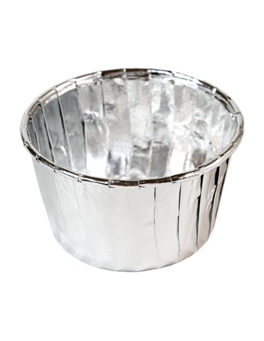 Baking Case Cup Zilver MINI -50st-