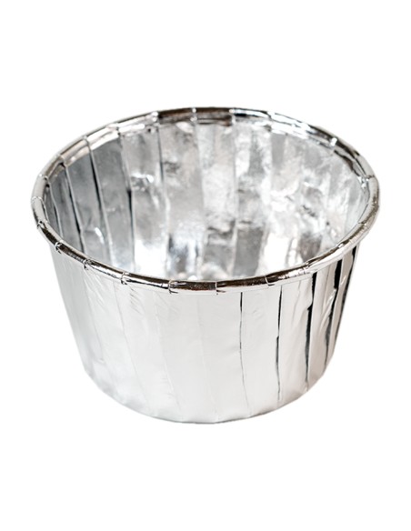 Baking Case Cup Zilver MINI -50st-