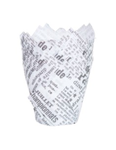 Muffin Cups Tulp Krant -50st