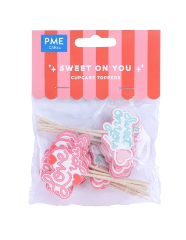 PME Cupcake Toppers Sweet on You -24st-