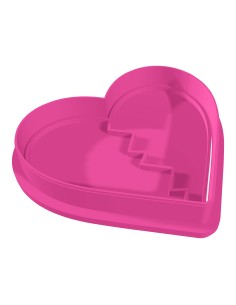 3D Uitsteker op Maat: Gebroken Hart met Stempel 2