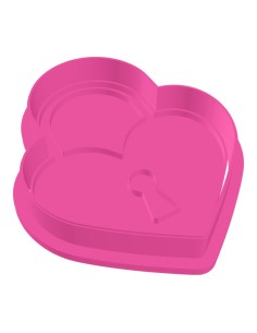 3D Uitsteker op Maat: Slot Hart met Stempel 2