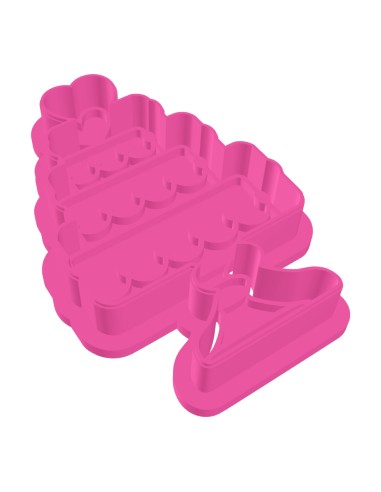 3D Uitsteker op Maat: Bruidstaart met Stempel