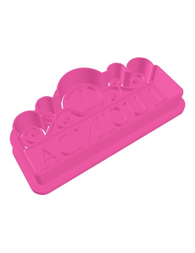 3D Uitsteker op Maat: Monogram met Stempel