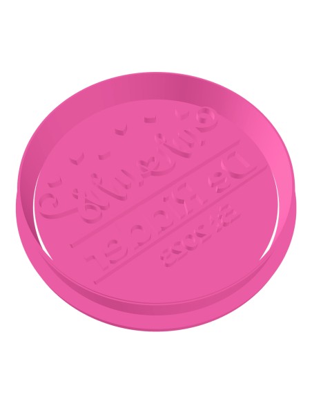 3D Uitsteker op Maat: Mr & Mrs met Naam & Jaar met Stempel 