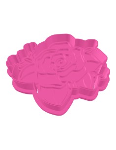 3D Uitsteker op Maat: Roos met Stempel  2