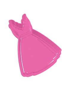 3D Uitsteker op Maat: Jurk met Stempel 2