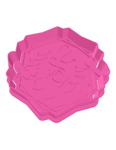 3D Uitsteker op Maat: Zeshoek met Stempel 2