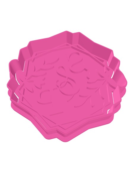 3D Uitsteker op Maat: Zeshoek met Stempel