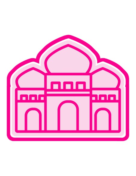 3D Uitsteker op Maat: Moskee 1 met Stempel