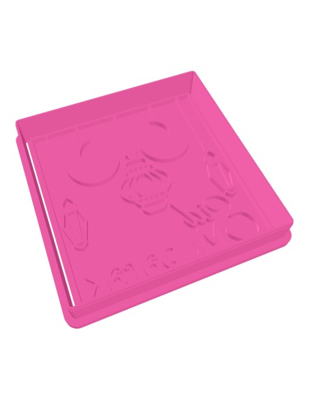 3D Uitsteker op Maat: Eid Mubarak Vierkant met Stempel