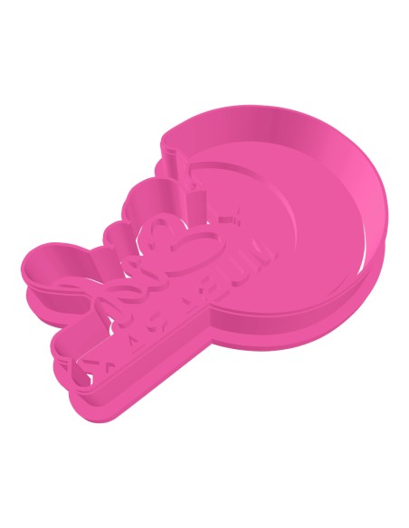 3D Uitsteker op Maat: Eid Mubarak 3 met Stempel