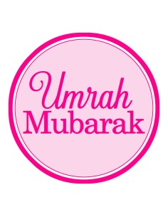 3D Uitsteker op Maat: Umrah Mubarak 3 met Stempel