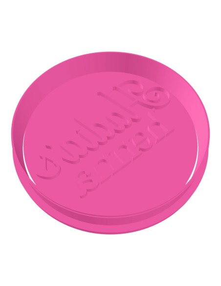 3D Uitsteker op Maat: Henna 1 met Naam met Stempel