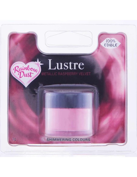 RD Eetbare Glanspoeder Raspberry Velvet -3gr- //